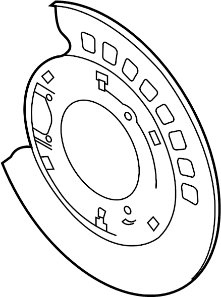 Backing Plate 7L0-609-452-B
