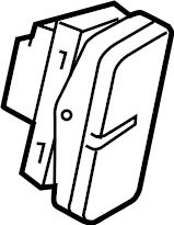 Lock Switch 5G0-962-125-A-WHS - View 4