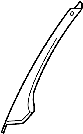 Windshield Pillar Trim 1K0-867-233-G-6K8 - View 2