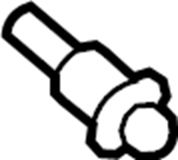 Intake Pipe Bolt WHT-003-261 - View 9