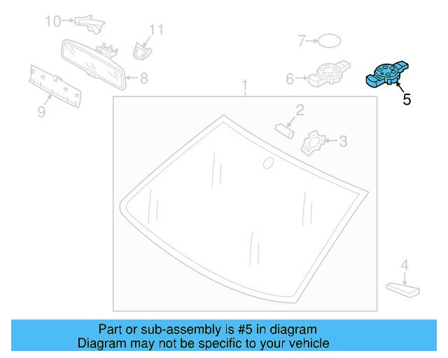 Rain Sensor 5Q0-955-559-C - View 9