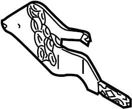 Retaining Bracket 7L0-837-868 - View 2