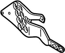 Retaining Bracket 7L0-837-868 - View 4