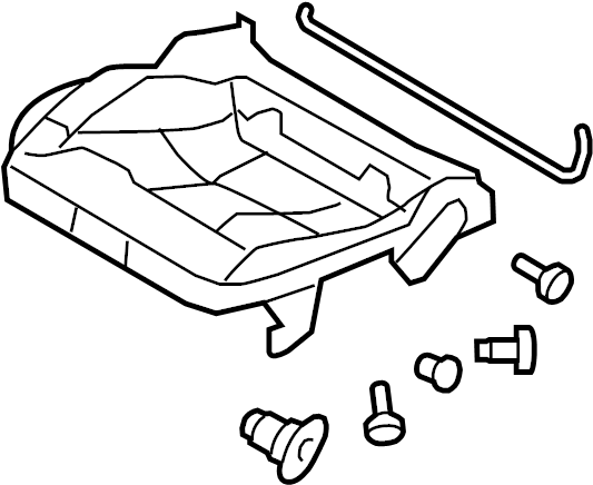 Cushion Frame 8K0-881-158 - View 5