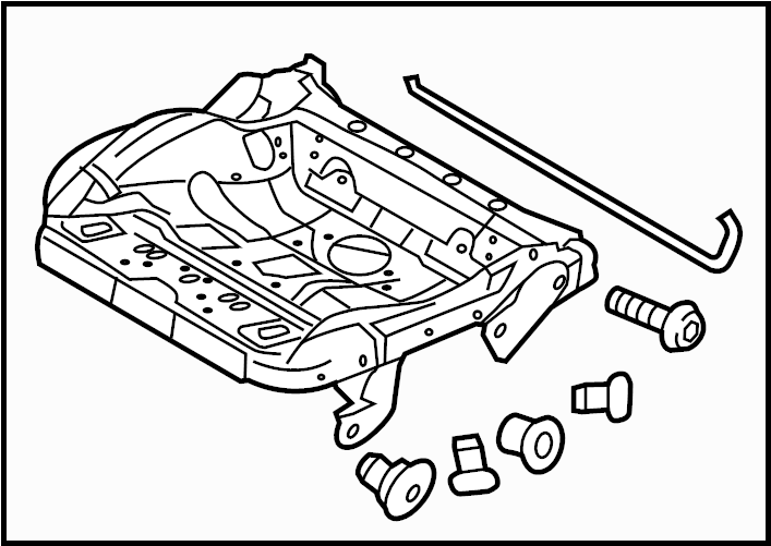 Cushion Frame 8K0-881-158 - View 2