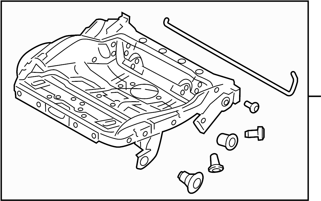 Cushion Frame 8K0-881-158 - View 3