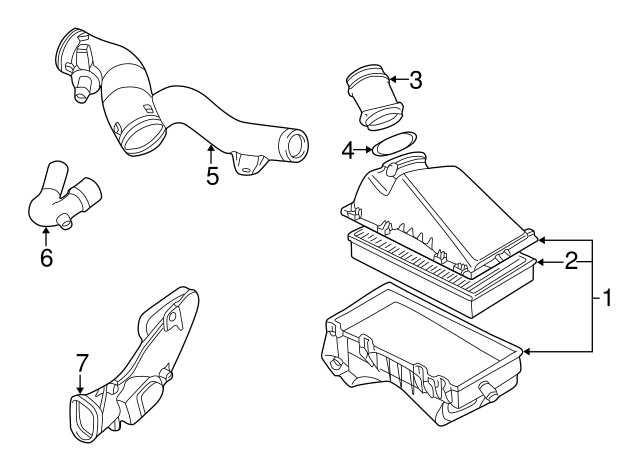 Air Filter 1J0-129-620 - View 18