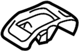 Lock Cover 3C9-885-894-9B9 - View 3