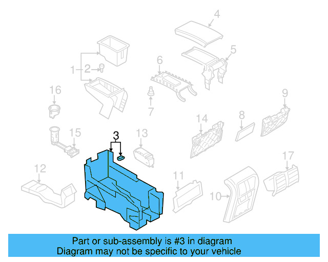 Retaining Bracket 3C1-863-143-A
