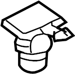 Lower Molding Clip 3B0-853-575 - View 10