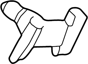 Lower Molding Clip 3B0-853-575 - View 2