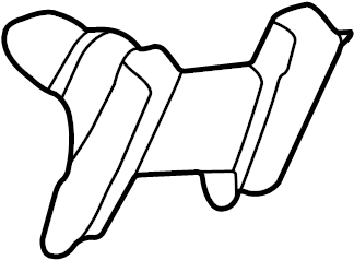 Lower Molding Clip 3B0-853-575 - View 3