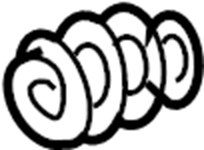 Lock Carrier Spring 6N0837229B - View 2