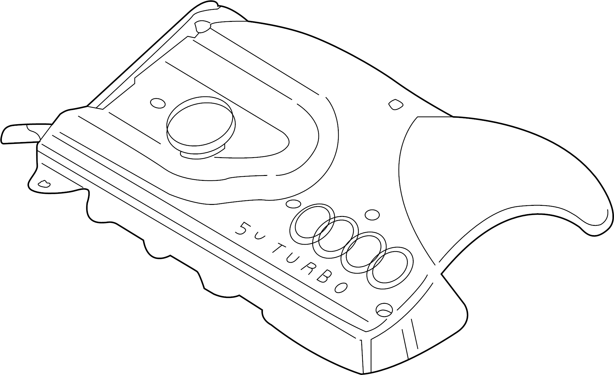 Engine Cover 06A-103-927-N - View 2