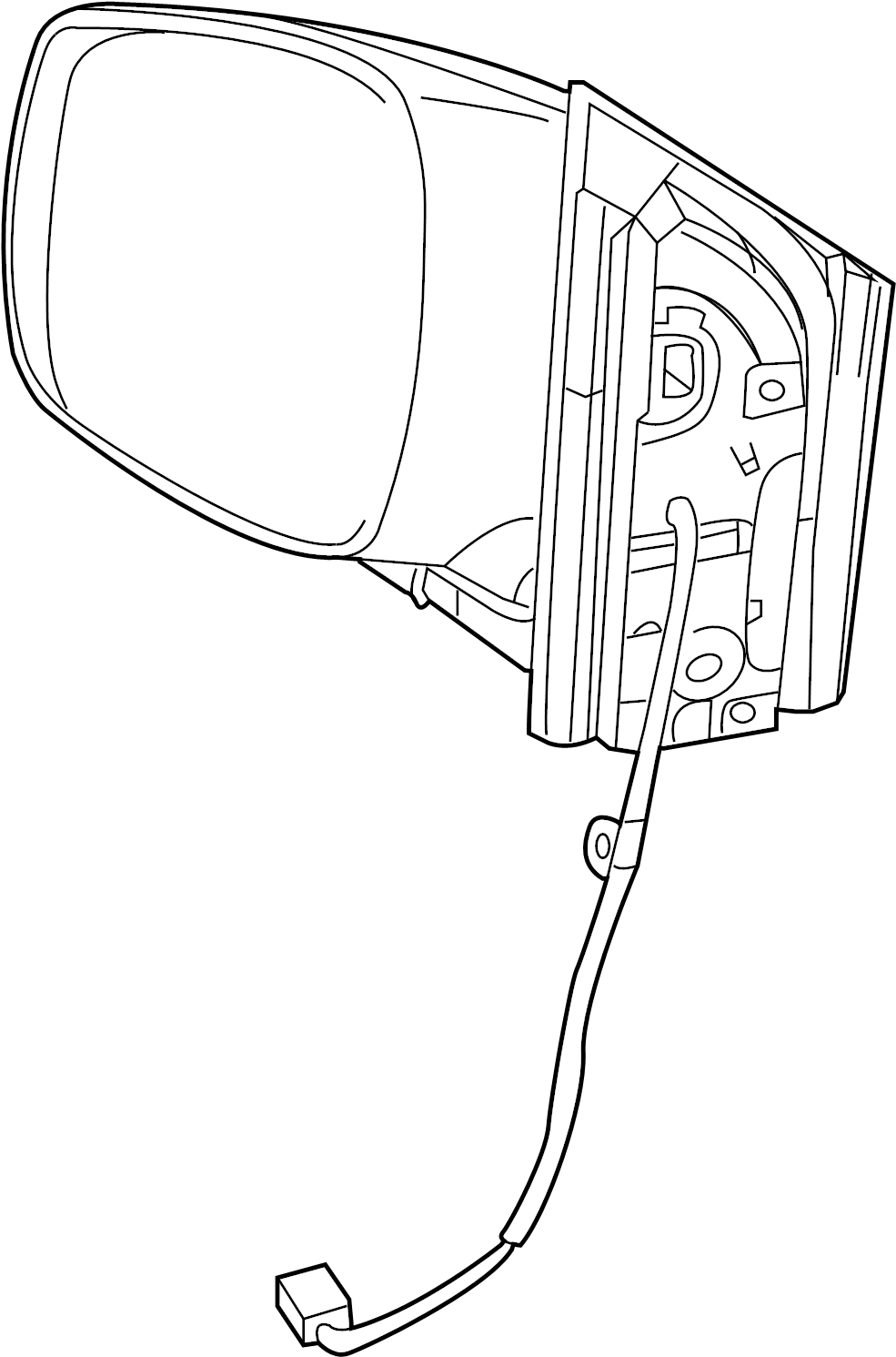 Mirror Assembly 7B0857501BF