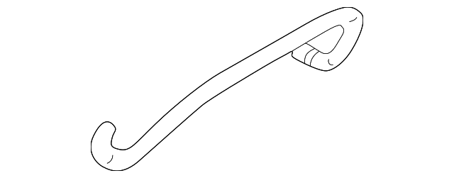Engine Coolant Hose 1J0-121-096-BK - View 2