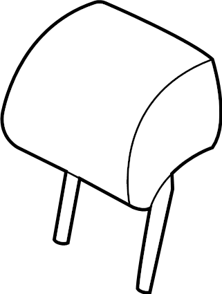 Headrest, Outer 11K-885-901-A-VIW - View 4