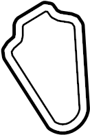 Engine Coolant Thermostat Housing Gasket 021-121-119-A - View 2