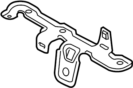 Turbocharger Mount Heat Shield Bracket 06K-145-383 - View 2