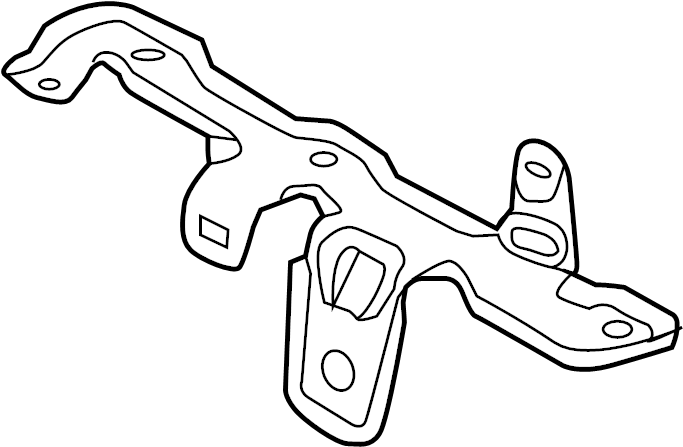 Turbocharger Mount Heat Shield Bracket 06K-145-383 - View 4
