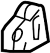 Radiator Lower Bracket 1J0-806-157-F - View 14