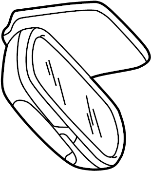 Interior Rear View Mirror 1C0-857-511-BL-Y20