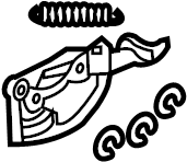 Release Lever 1J3-881-606-A - View 9