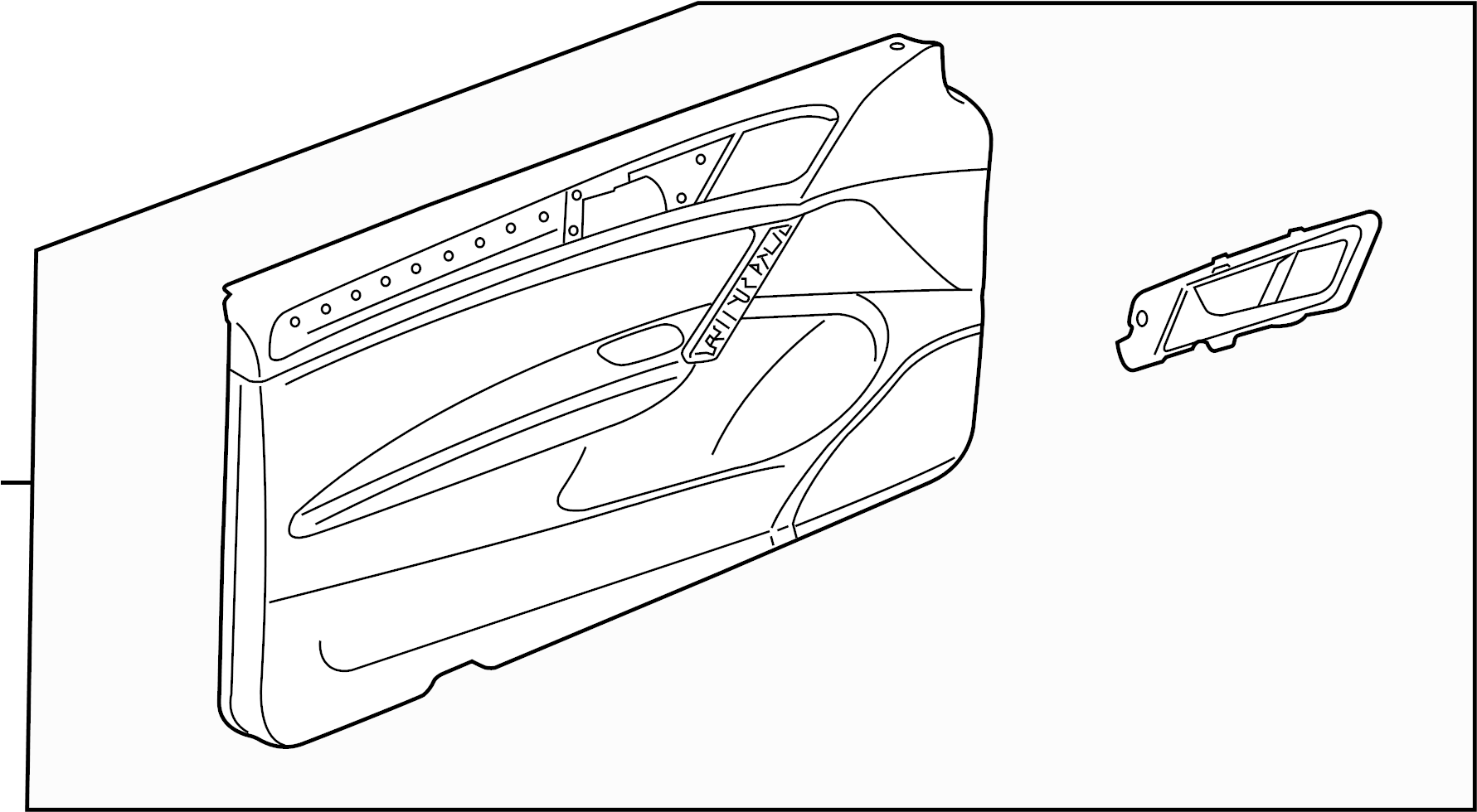 Door Trim Panel 5G4-867-012-DR-JHD - View 2