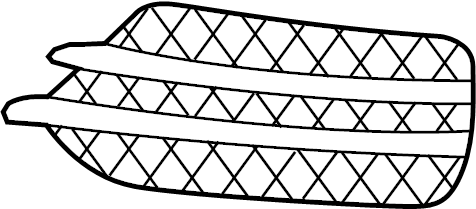 Outer Grille 5N0-853-666-F-9B9 - View 6