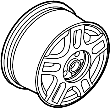 Wheel, Alloy 1J0-601-025-AB-Z31 - View 3