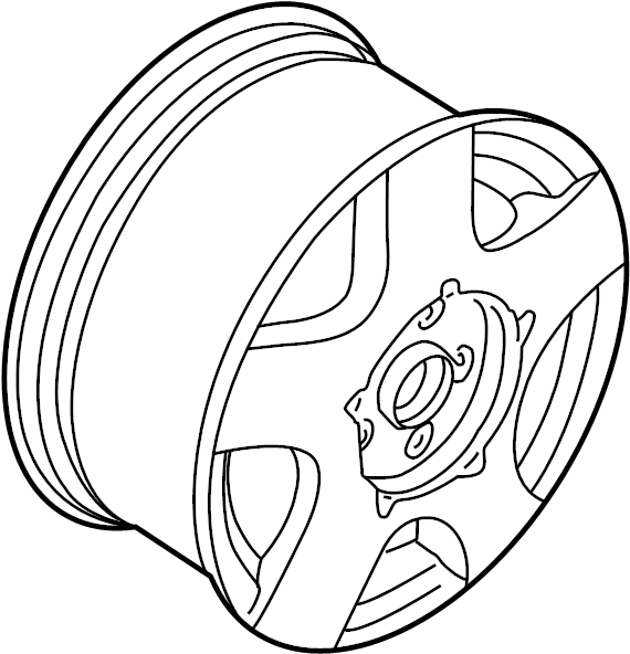 Wheel, Alloy 1J0-601-025-AB-Z31 - View 4