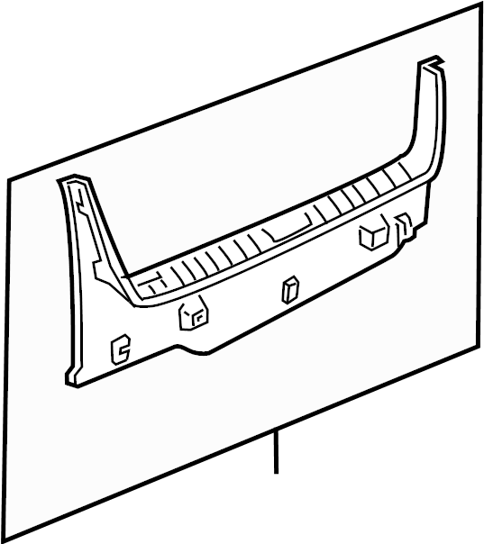 Rear Body Trim 1J5-863-459-N-B41 - View 4