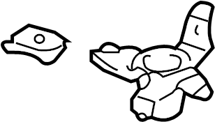 Front Console Rear Bracket 1K0-861-371-B - View 8