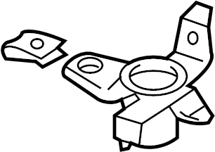 Front Console Rear Bracket 1K0-861-371-B - View 6