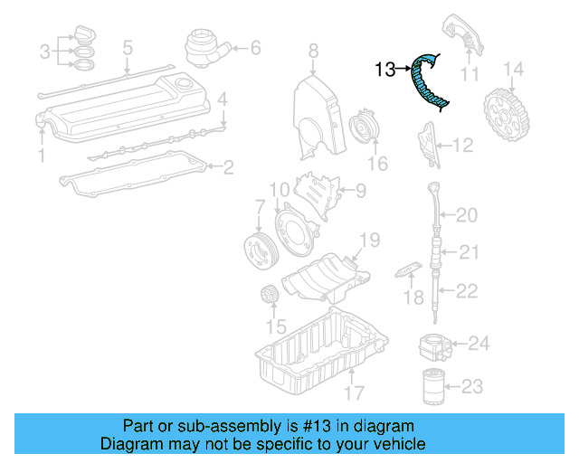 Engine Timing Belt 06A-109-119-J