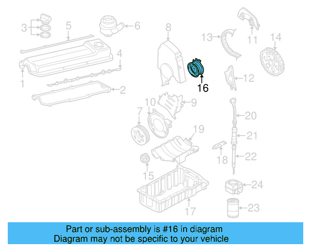 Belt Tensioner 06A-109-479-F - View 3