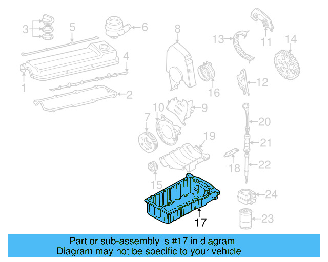Engine Oil Pan 06A-103-601-T
