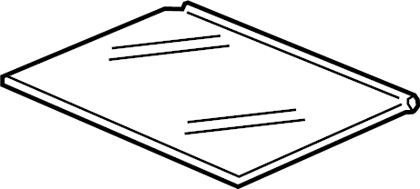 Rear Glass 3CN-877-056-B-9B9 - View 2