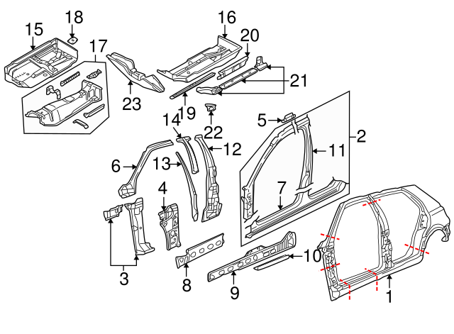 Mount Bracket Extension 1J0-813-120-B