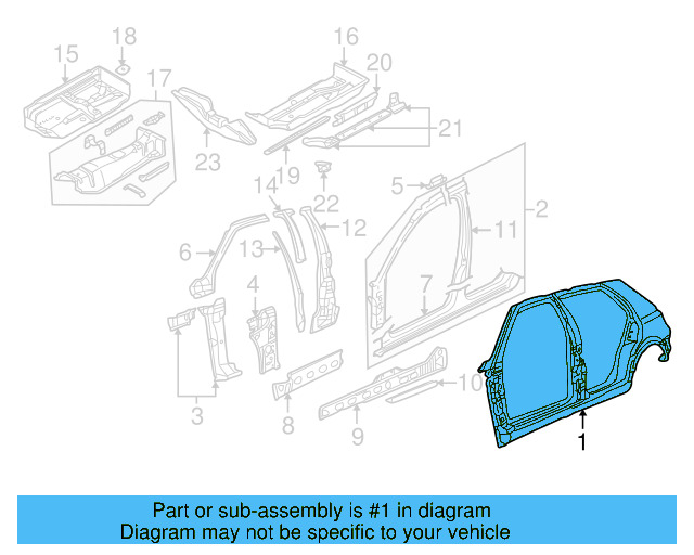 Hinge Pillar 1J3-809-835