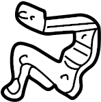 Suction Hose Bracket 1C0-422-162-B - View 3