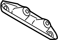 Converter & Pipe Mount Bracket 1K0-253-144-AD