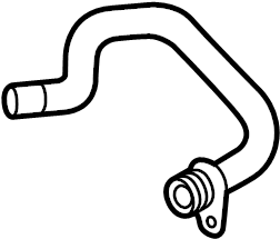 Turbocharger Coolant Line 06K-121-492-M