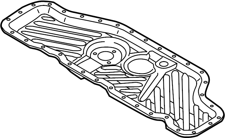 Oil Pan 059-103-602-F - View 2