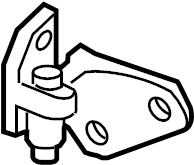Upper Hinge 3C0-831-402-D - View 4