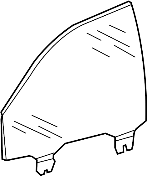 Door Glass 3D4-845-022-K - View 2