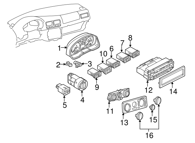 Cluster Assembly 1J5-920-906-N - View 5