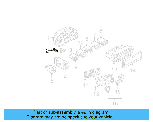 Ambient Temp Sensor 1J0-919-379-A - View 4