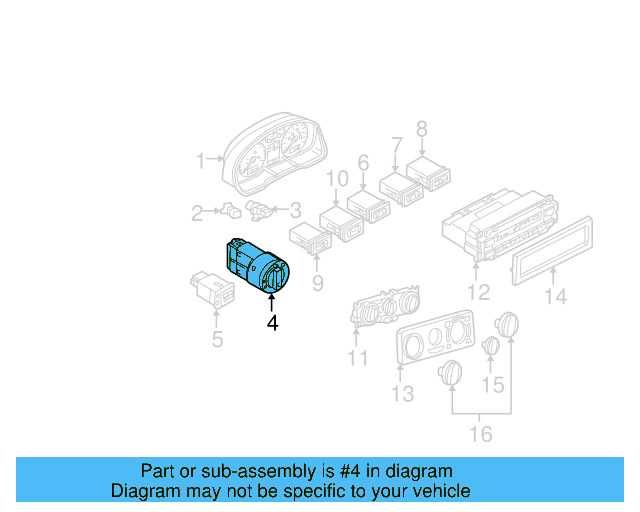 Switch 1C0-941-531-C-20H - View 2
