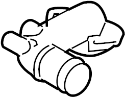 Upper Hose Flange 026-121-133-1